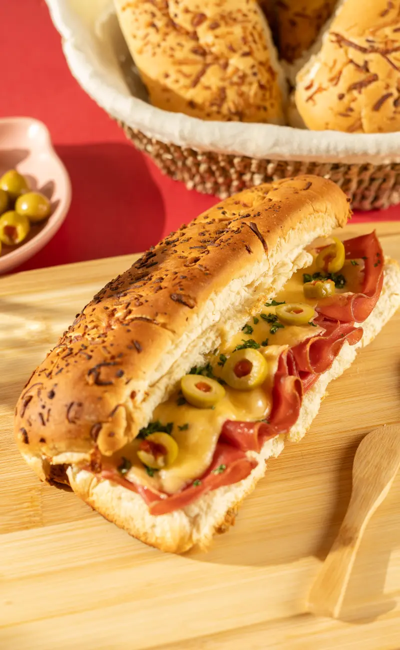Pães Bisnaga para cozinhas industriais escolas e empresas