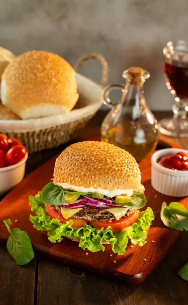 Pães de Hambúrguer para cozinhas industriais escolas e empresas